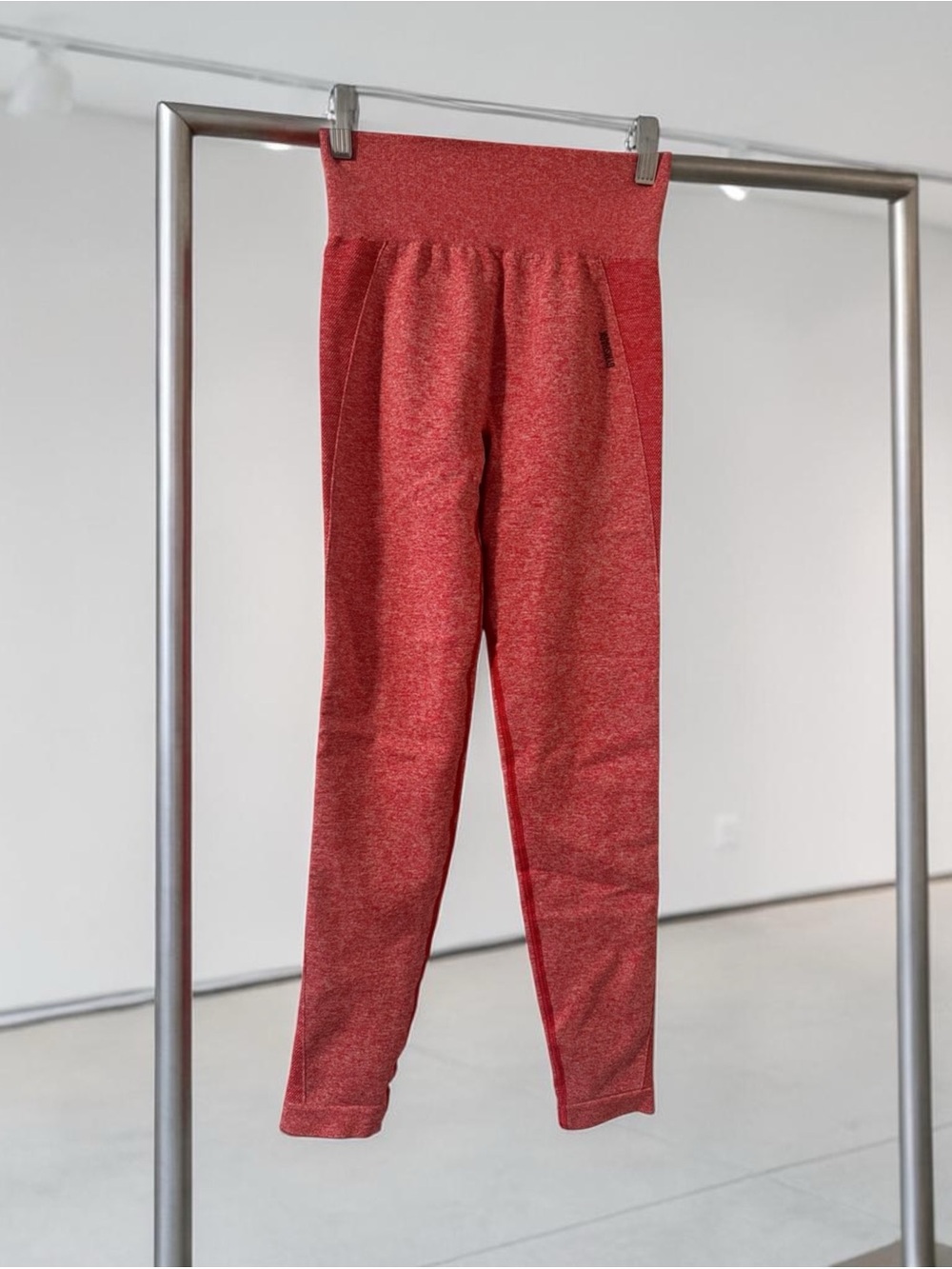 Women’s Gymshark  High-Waist Leggings in Red Heather